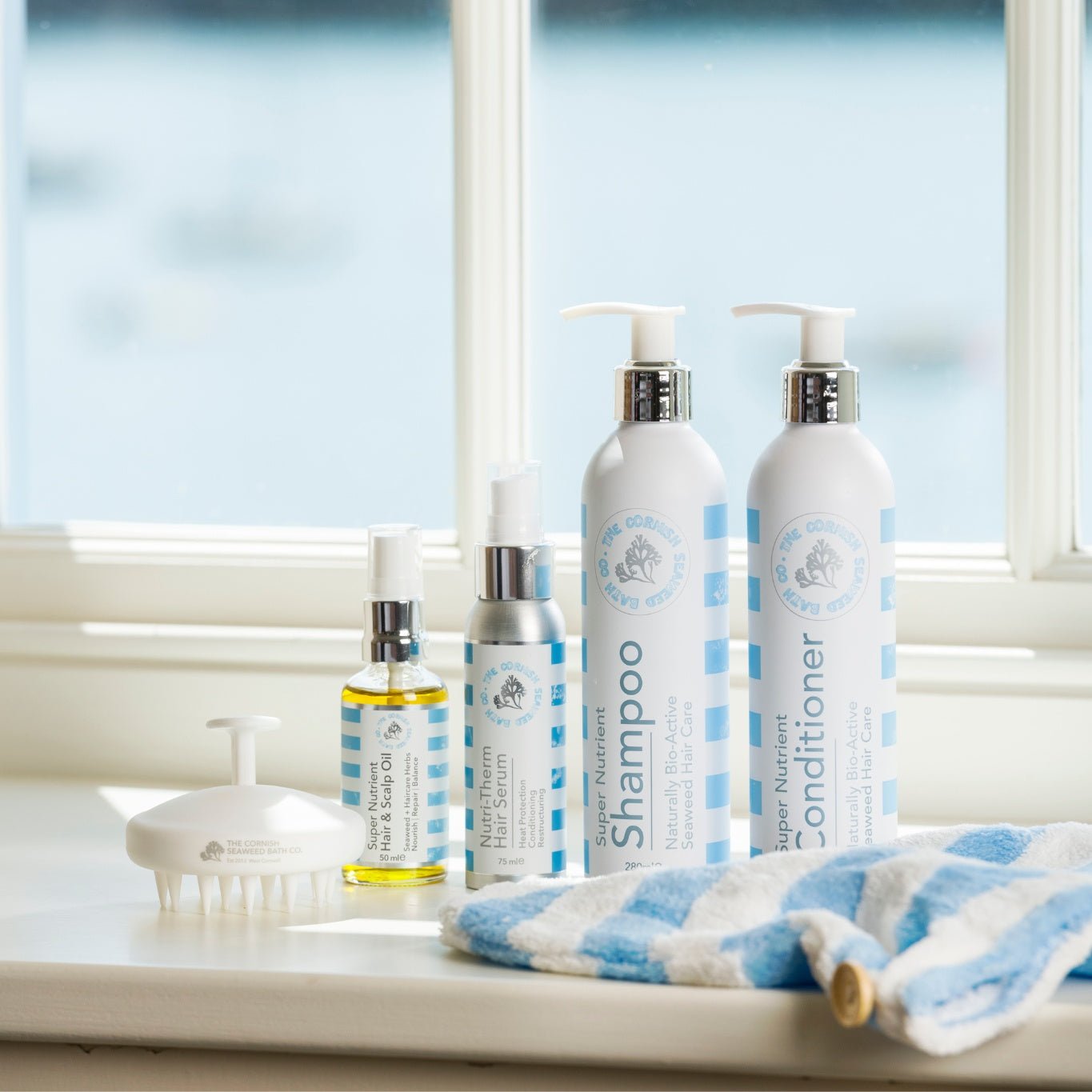 Complete Hair Restoration Set: Your Natural Journey - The Cornish Seaweed Bath Co.