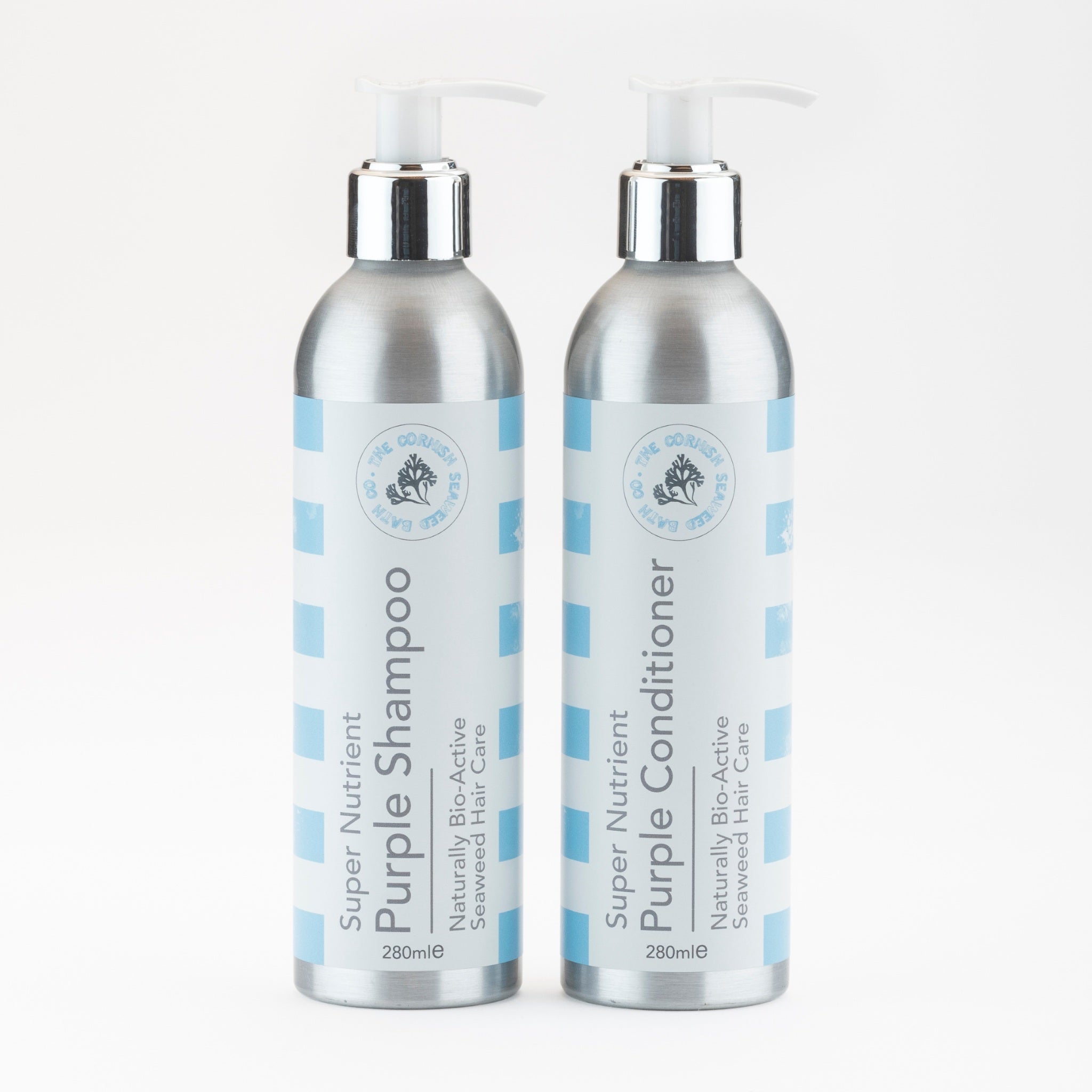 Super Nutrient Purple Haircare Set - The Cornish Seaweed Bath Co.