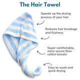 The Haircare Set + Hair Towel - The Cornish Seaweed Bath Co.