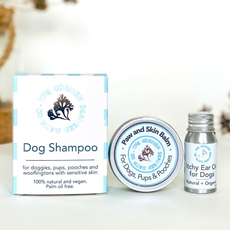 Fur and Skincare Bundle for Dogs - The Cornish Seaweed Bath Co.
