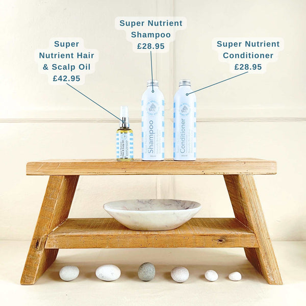 Super Nutrient Haircare Plus Set - The Cornish Seaweed Bath Co.