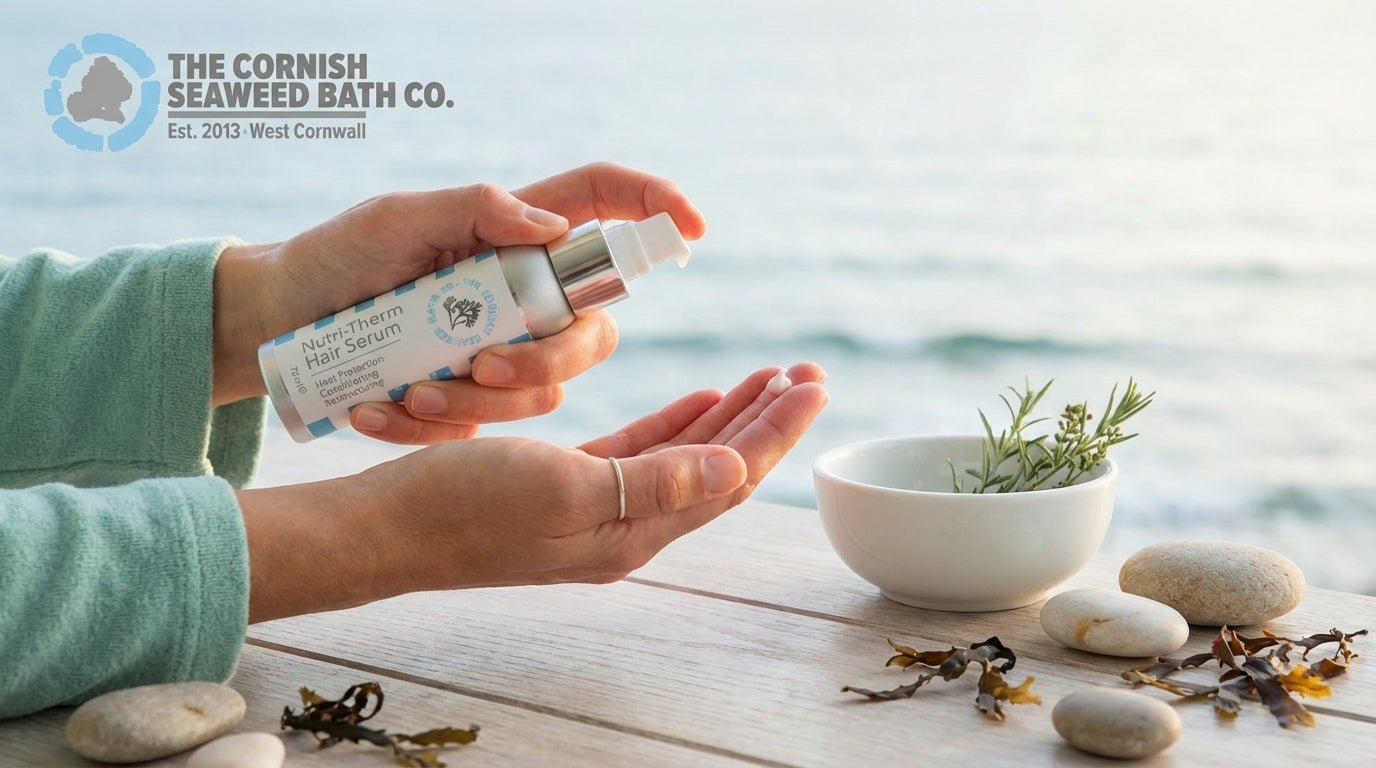 Vegan Silicone-Free Hair Serums That Strengthen Hair - The Cornish Seaweed Bath Co.
