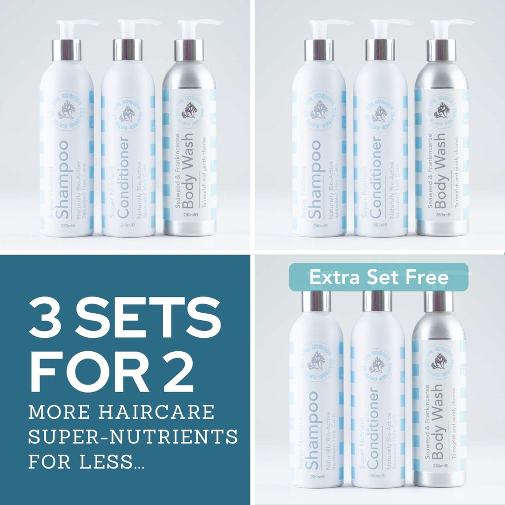 3 Sets 2 Haircare & Body Wash Set