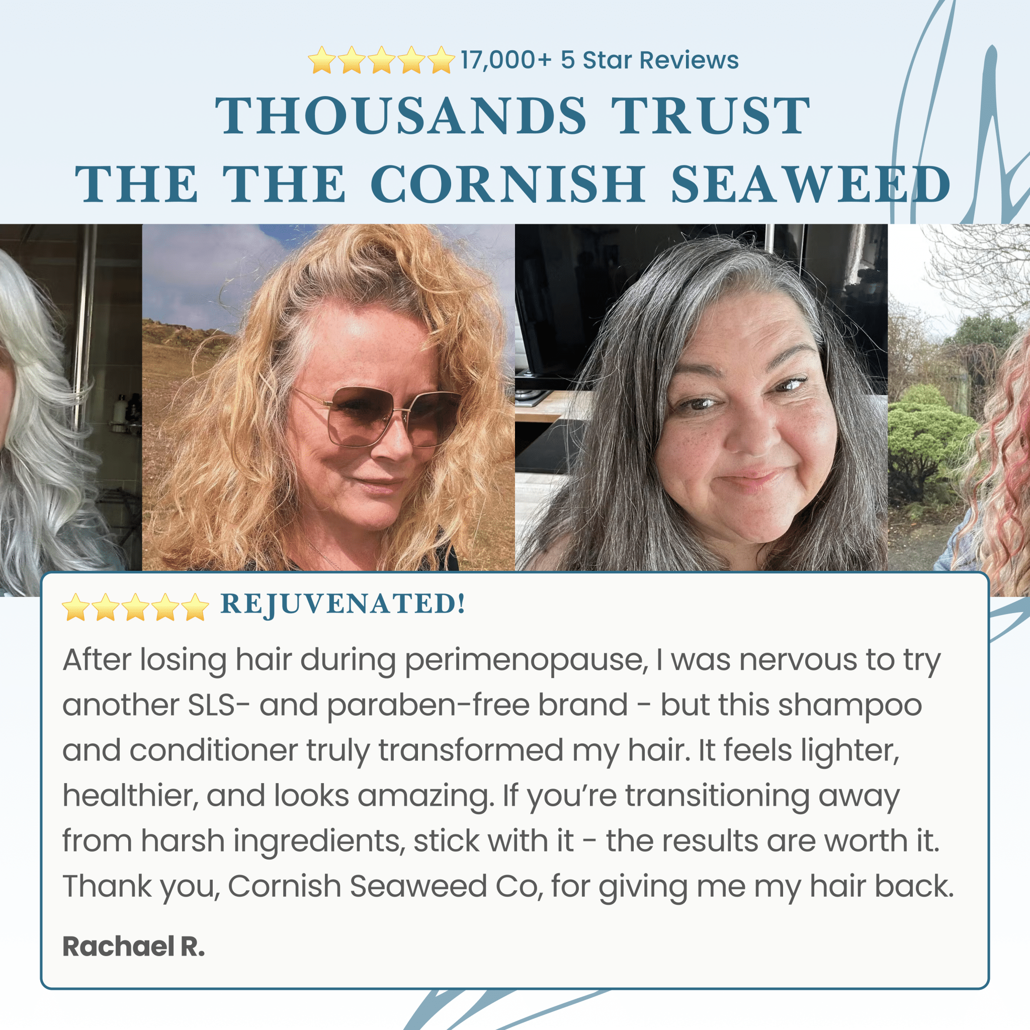 Super Nutrient Haircare Set Subscription - The Cornish Seaweed Bath Co.