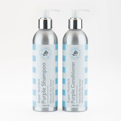 Super Nutrient Purple Haircare Set - The Cornish Seaweed Bath Co.