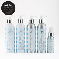 The 3 Step Super Nutrient Purple Haircare Set - The Cornish Seaweed Bath Co.