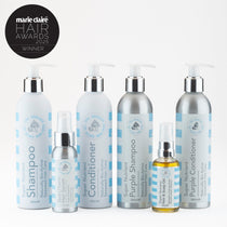 The 4 Step Super Nutrient Purple Haircare Set - The Cornish Seaweed Bath Co.