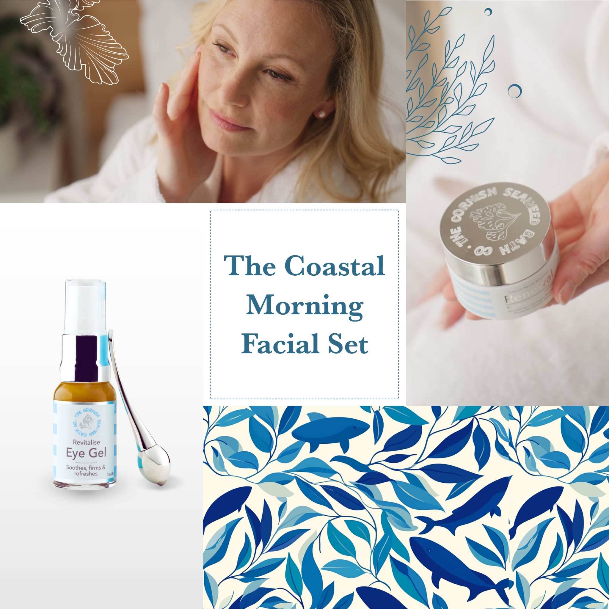 The Coastal Morning Facial Set - The Cornish Seaweed Bath Co.
