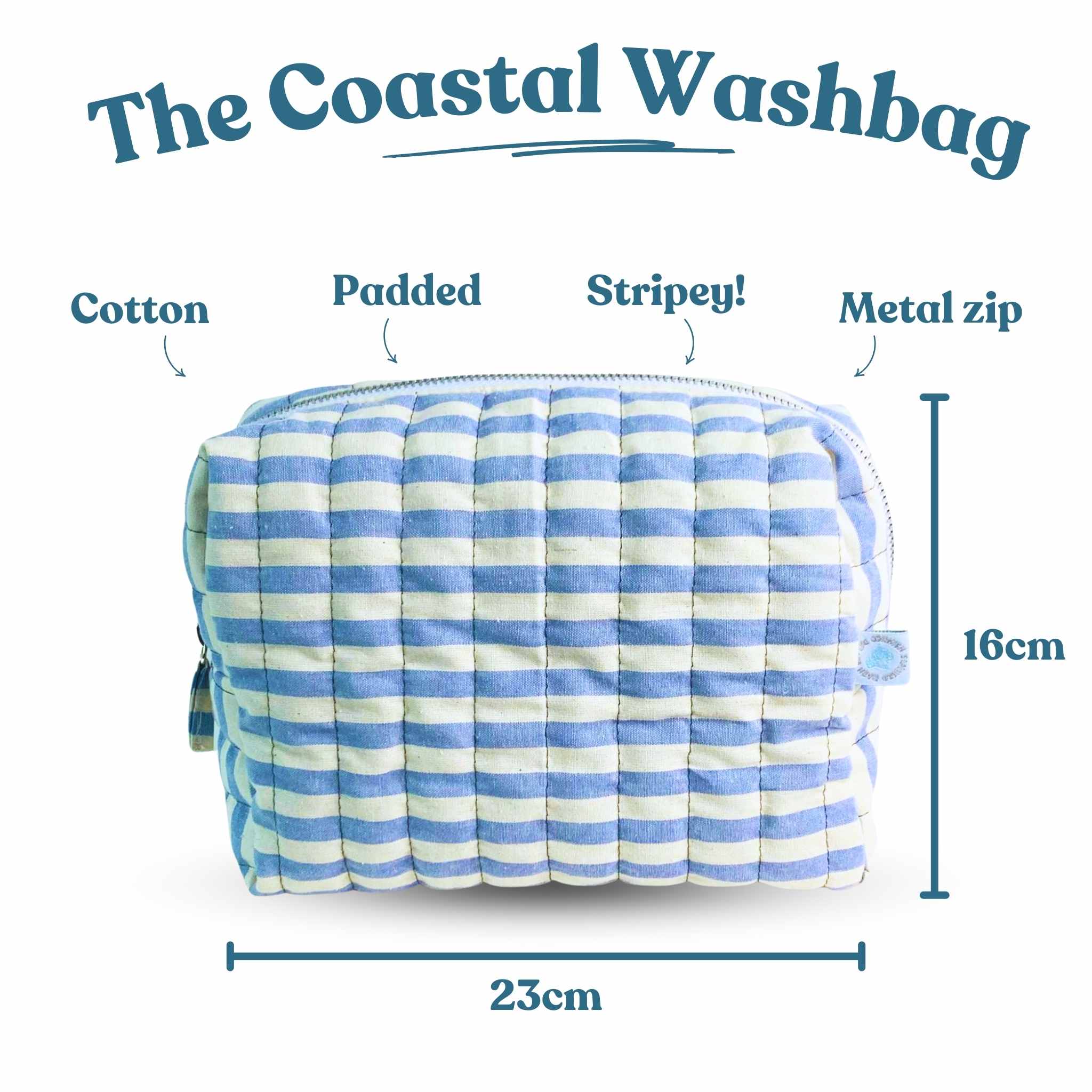 The Coastal Wash Bag - The Cornish Seaweed Bath Co.