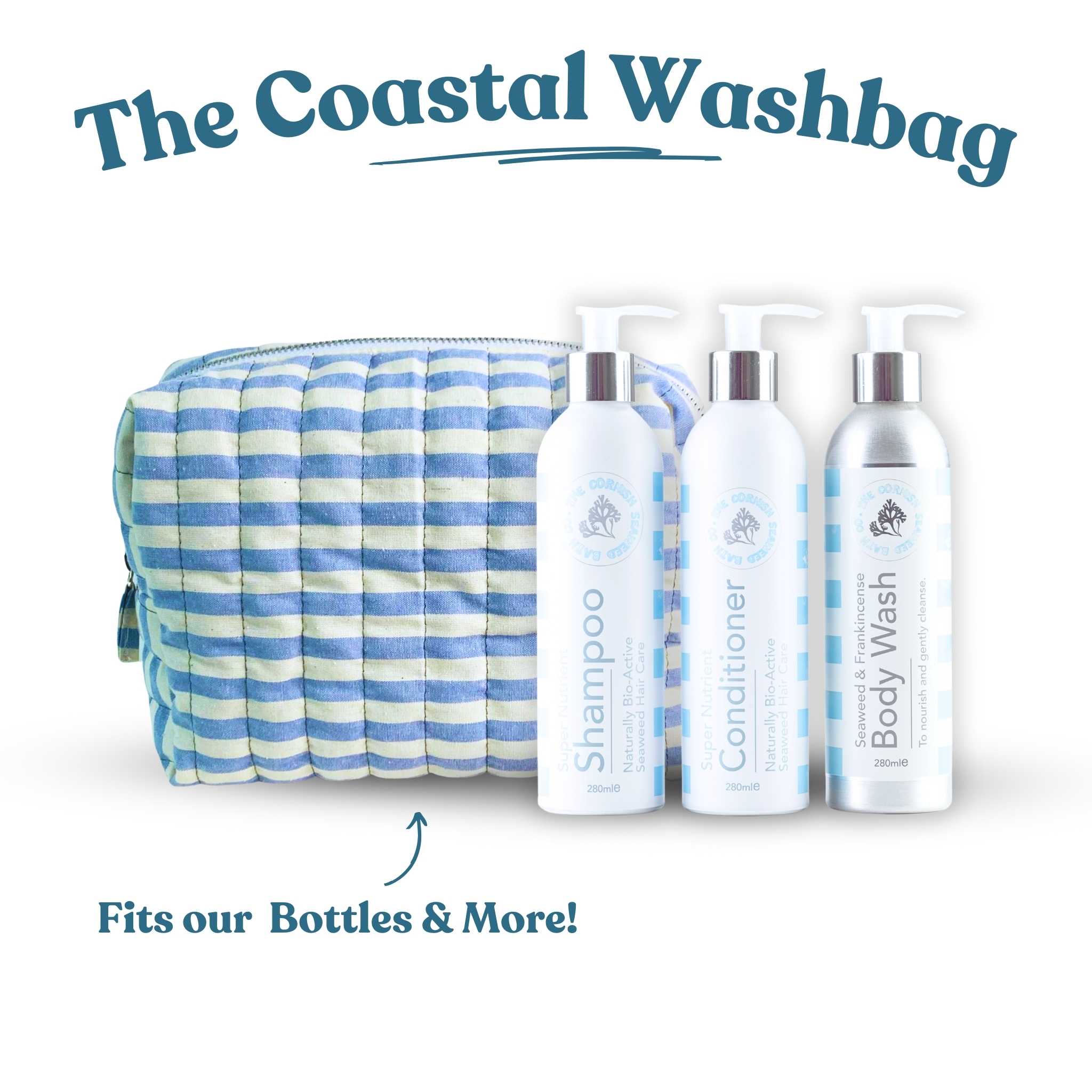 The Coastal Wash Bag - The Cornish Seaweed Bath Co.