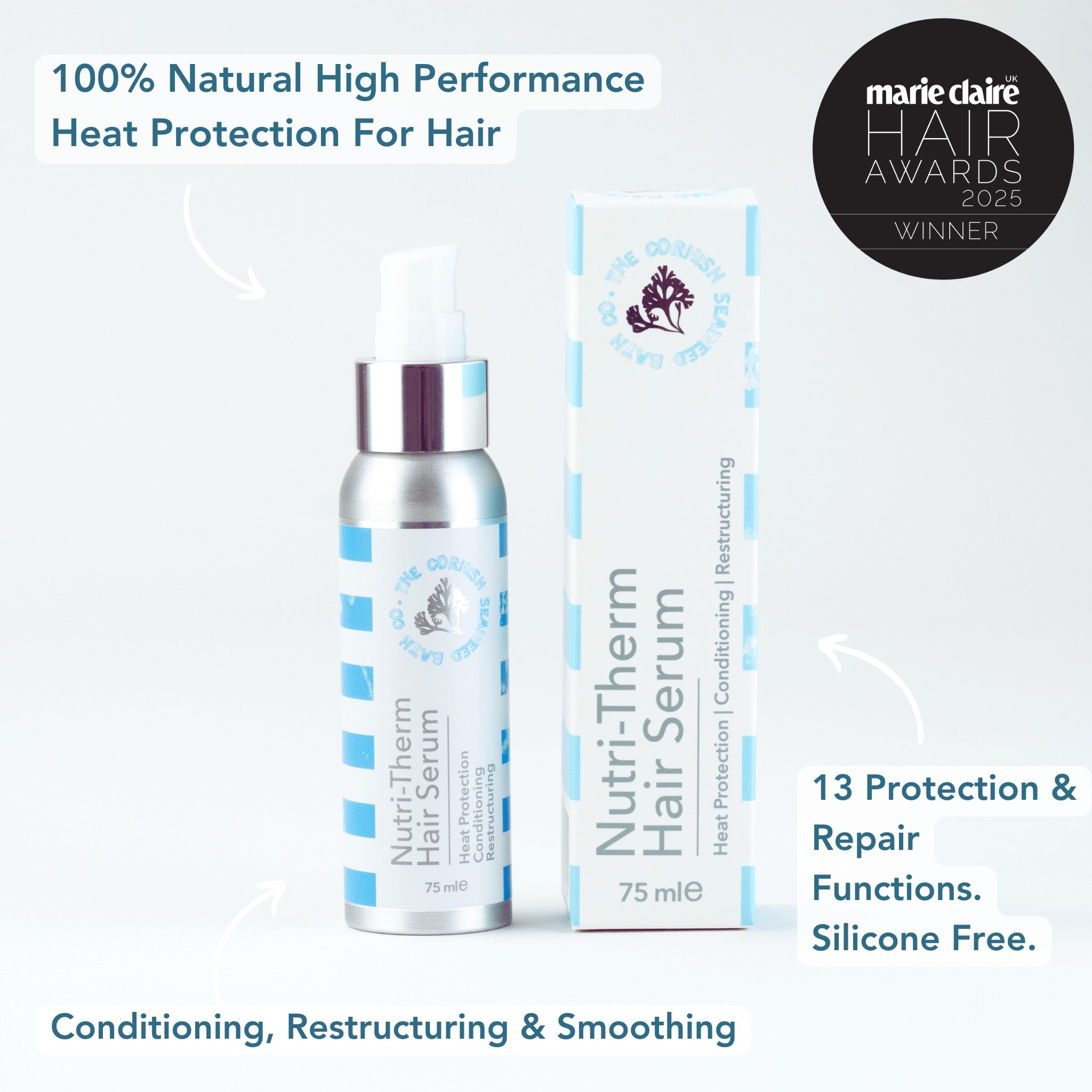 The Complete Super Nutrient Purple Haircare Set - The Cornish Seaweed Bath Co.