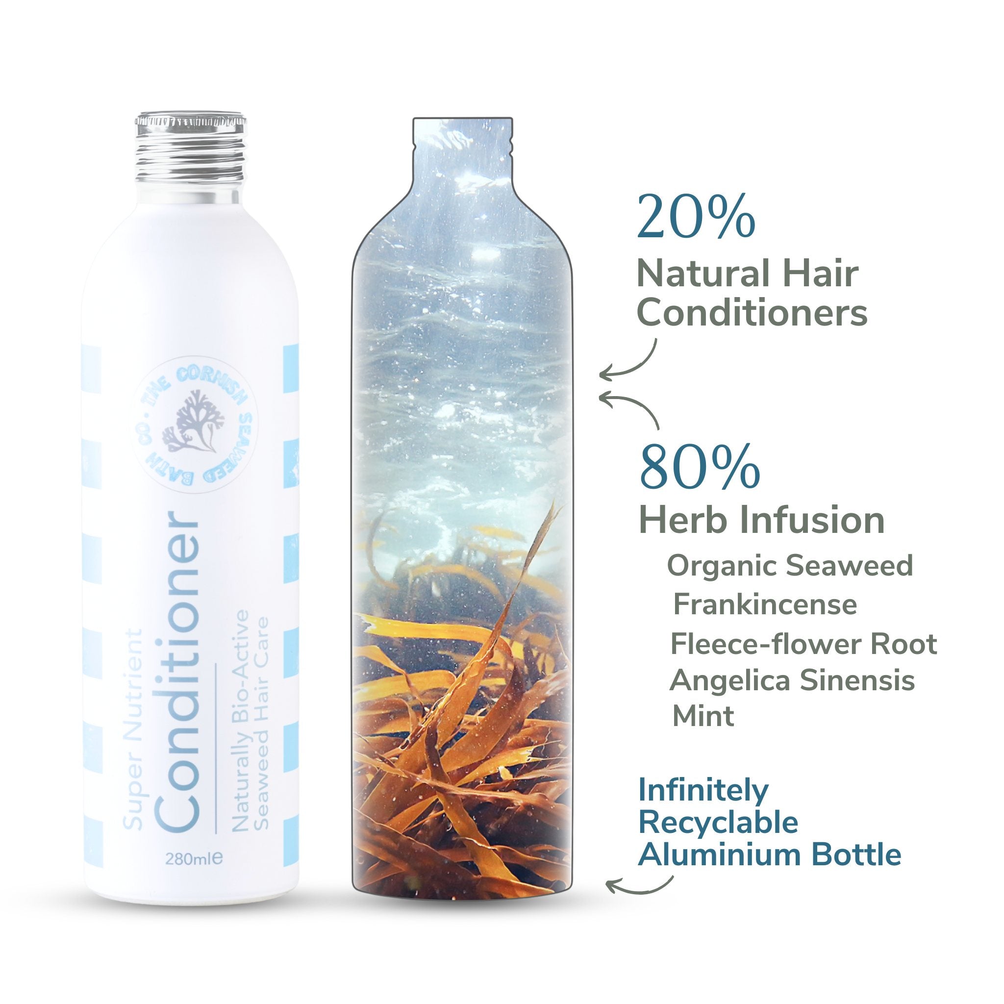 The Complete Super Nutrient Purple Haircare Set - The Cornish Seaweed Bath Co.