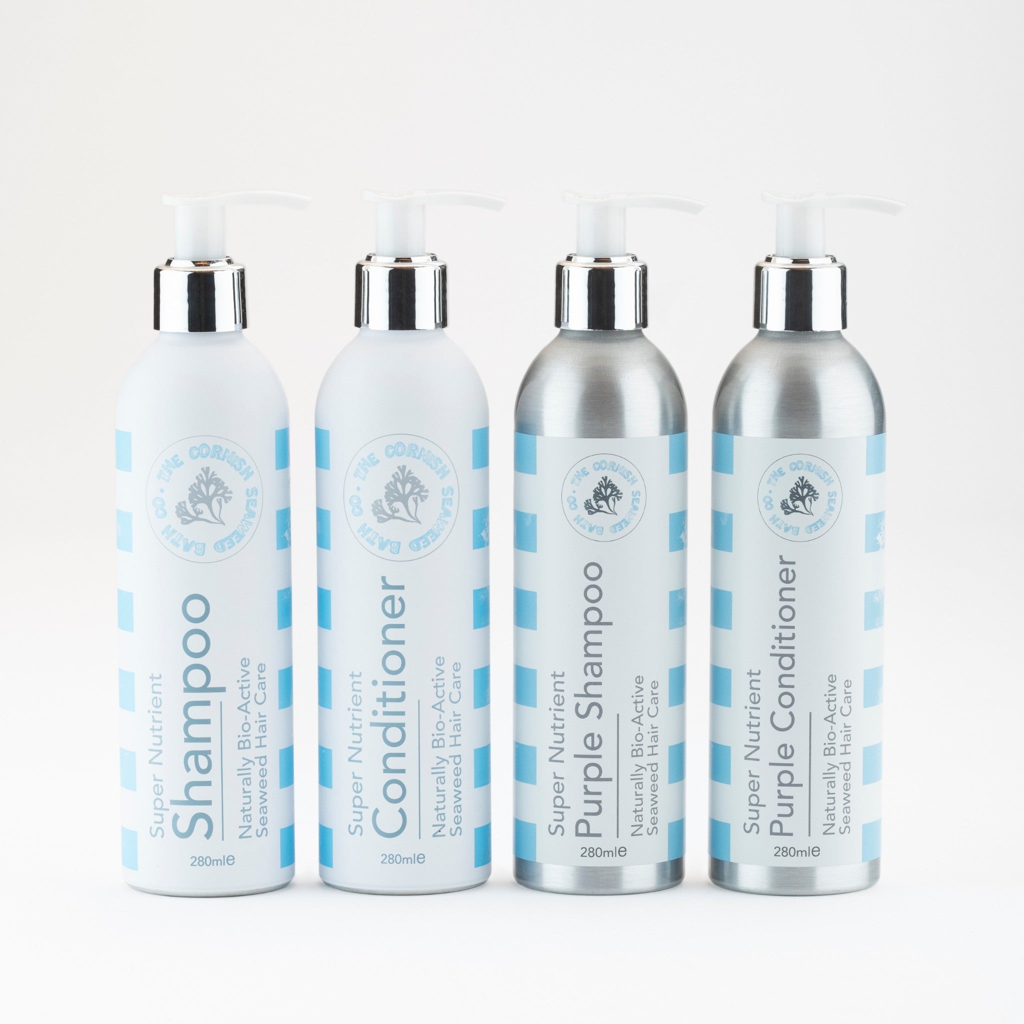 The Everyday Super Nutrient Purple Haircare Set - The Cornish Seaweed Bath Co.