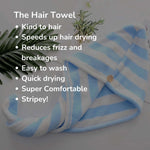 The Hair Towel - The Cornish Seaweed Bath Co.