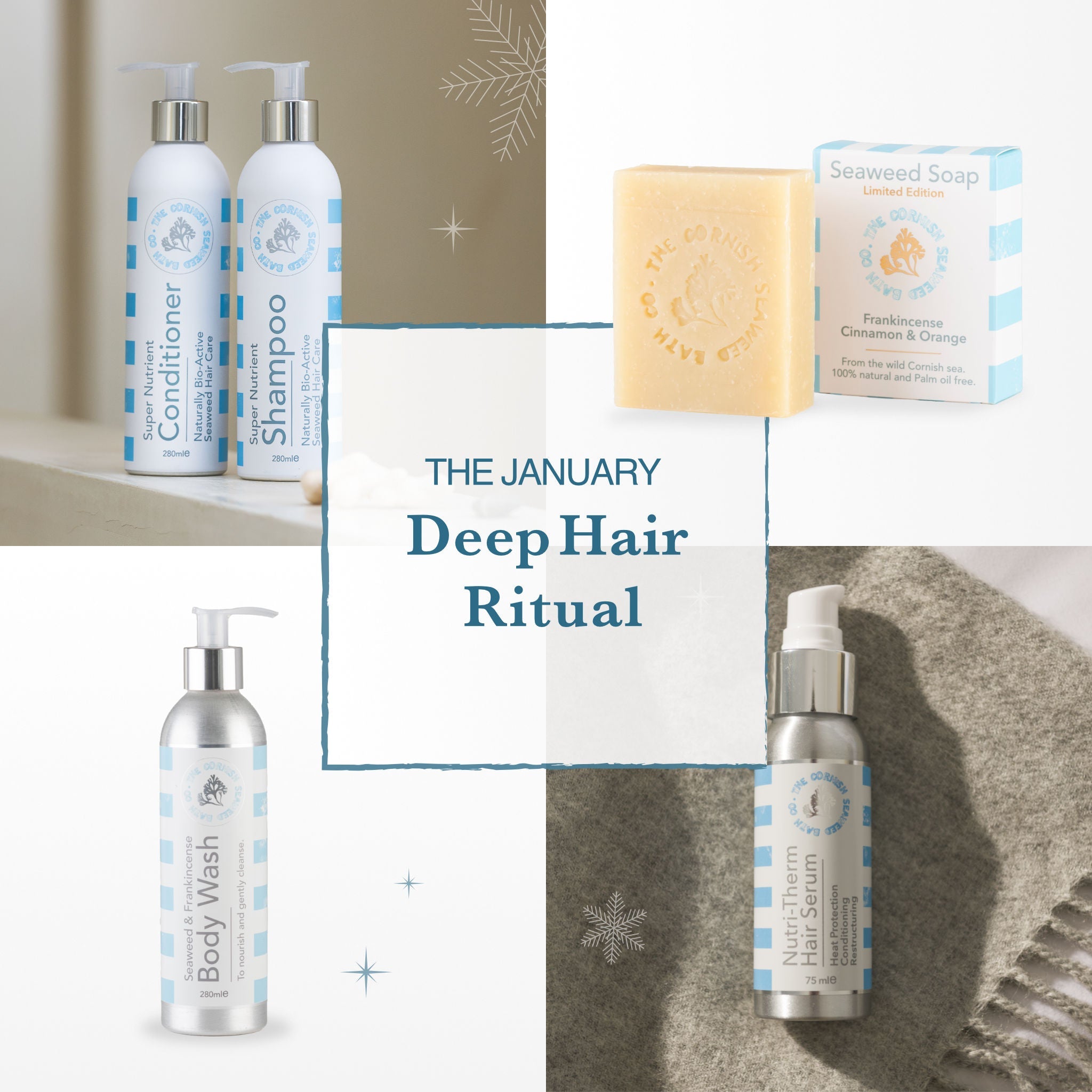 The January Deep Hair Ritual - The Cornish Seaweed Bath Co.
