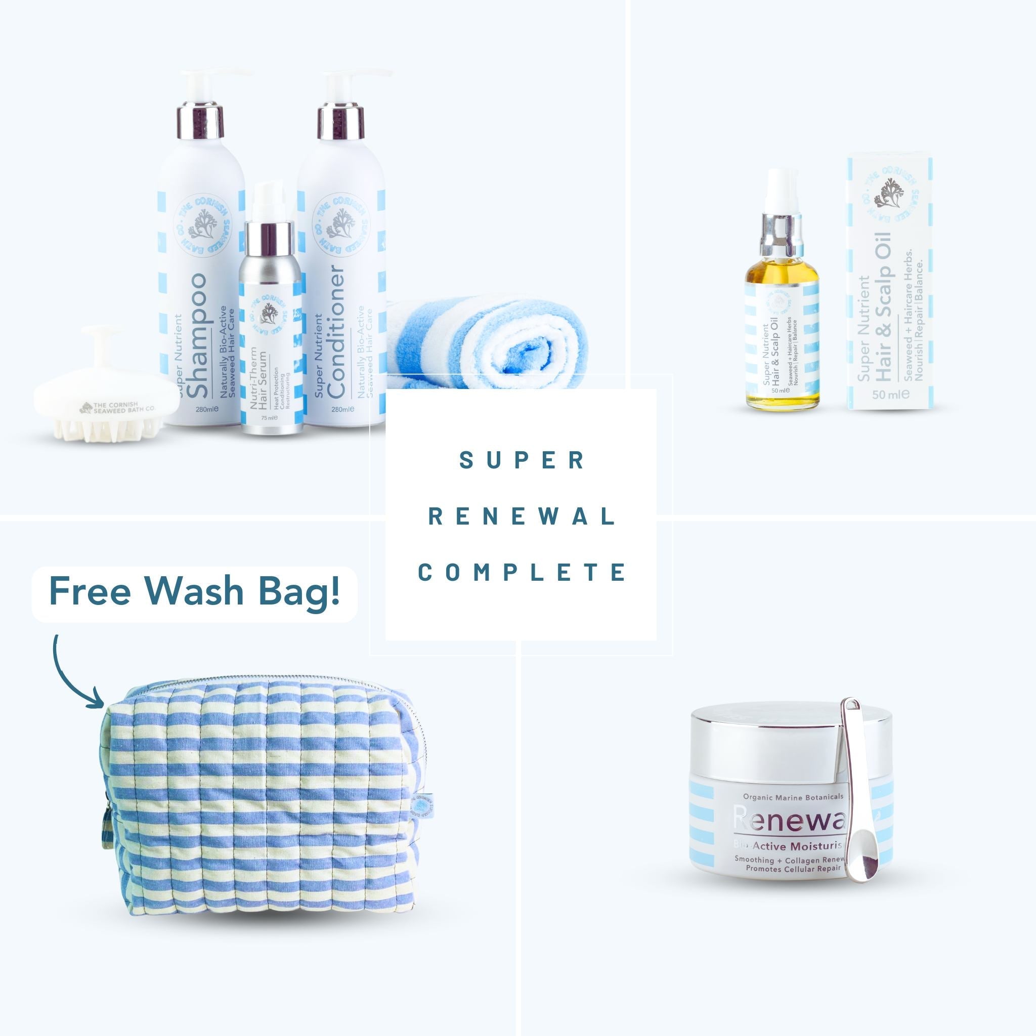 The Super Renewal Complete Bundle - The Cornish Seaweed Bath Co.