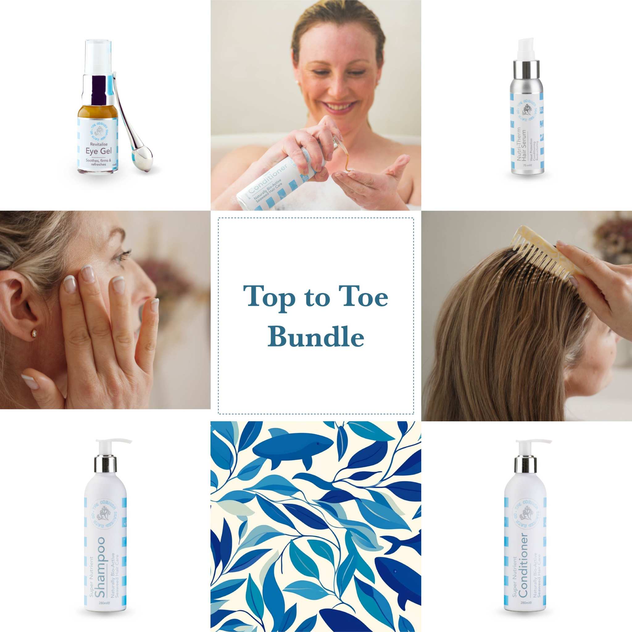 The Top To Toe Bundle - The Cornish Seaweed Bath Co.