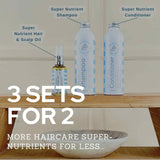 3 For 2 - Super Nutrient Haircare Plus Sets - The Cornish Seaweed Bath Co.