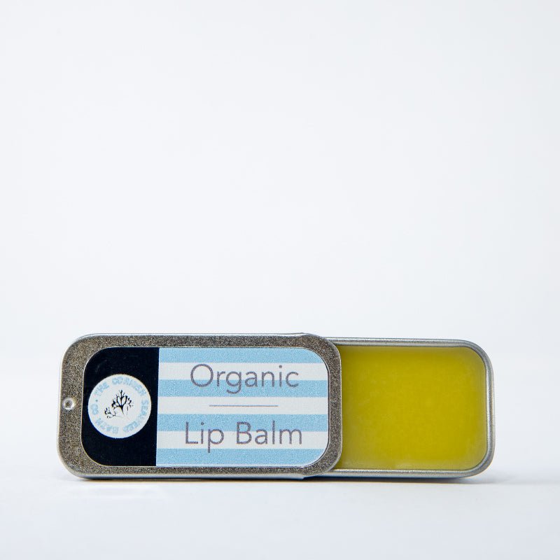 Organic Lip Balm - Peppermint + Cocoa Butter - The Cornish Seaweed Bath Co.