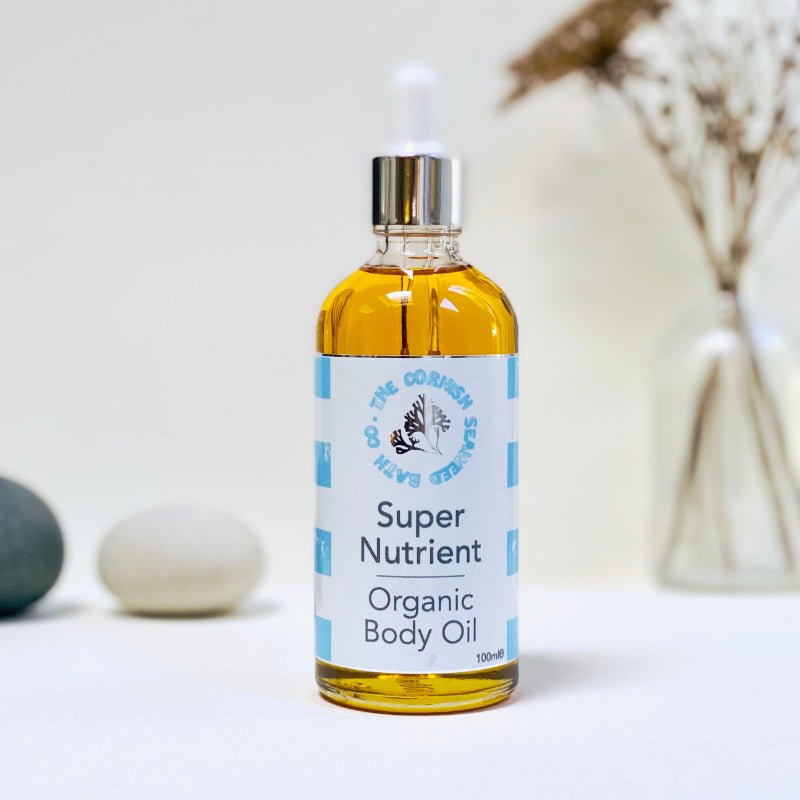 Organic Super Nutrient Body Oil - The Cornish Seaweed Bath Co.
