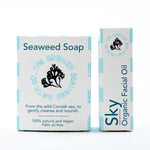 The Sky Facial Duo Gift Set - The Cornish Seaweed Bath Co.