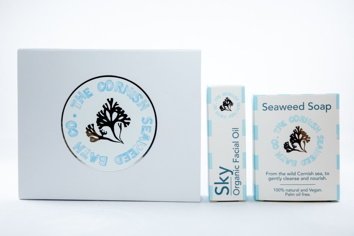 The Sky Facial Duo Gift Set - The Cornish Seaweed Bath Co.